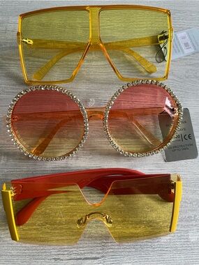 Trio of Yellow Shades
